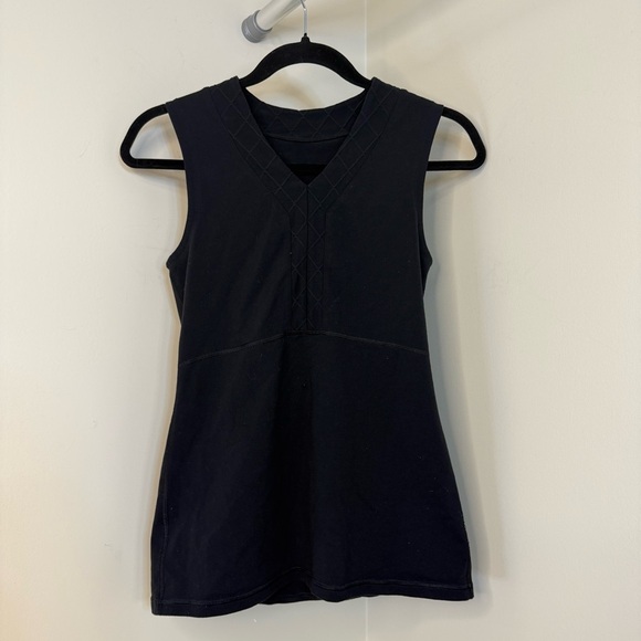 lululemon athletica Tops - Lululemon Women’s Black Sleeveless V-Neck Athletic Tank – Fits Like Medium